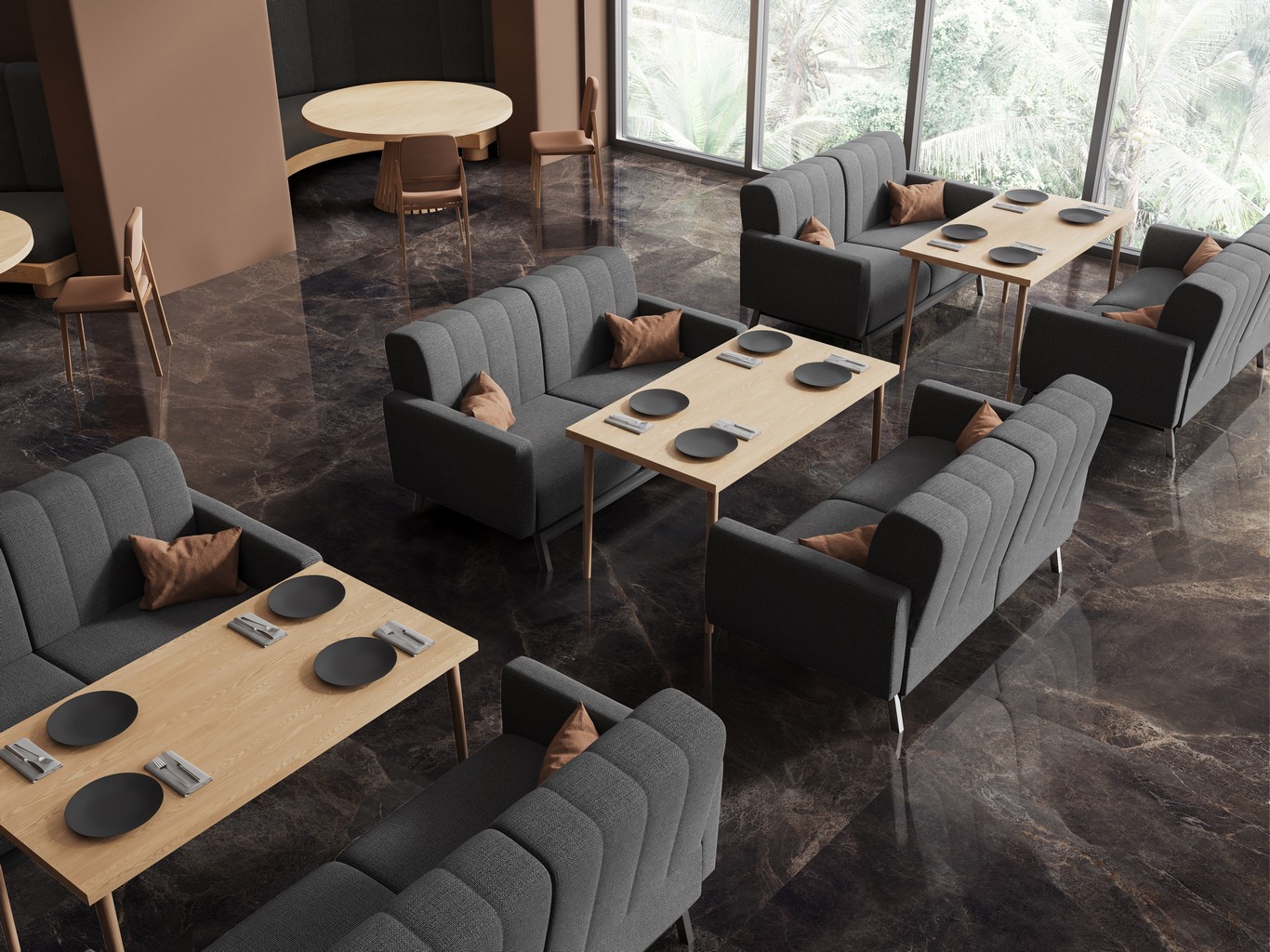 5 Inspirasi Meja Makan Modern dengan Sintered Stone