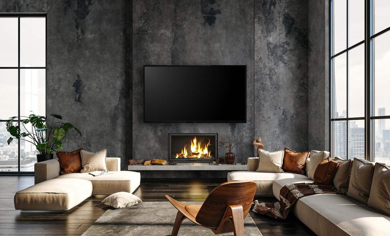 Cement Look Sintered Stone, Solusi Lantai Rumah Industrial