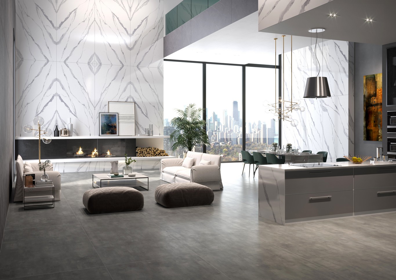 4 Rekomendasi Motif Marmer Statuario untuk Interior Klasik